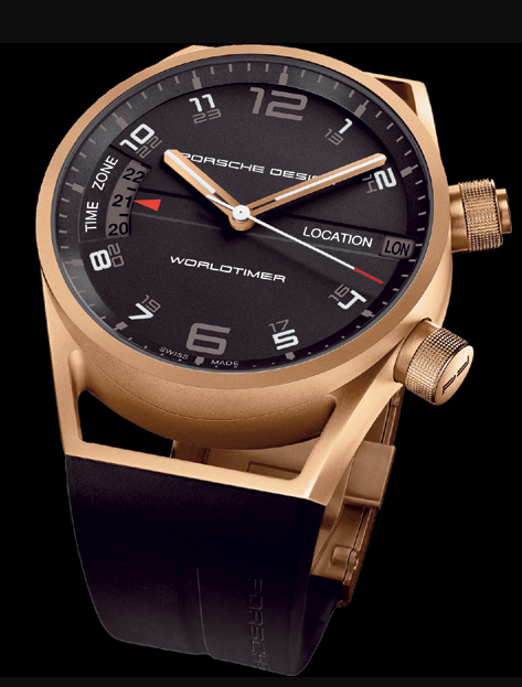 Porsche Design Worldtimer P’6750 Rose Gold watch replicas Porsche Design Worldtimer P’6750 Rose Gold watch replicas